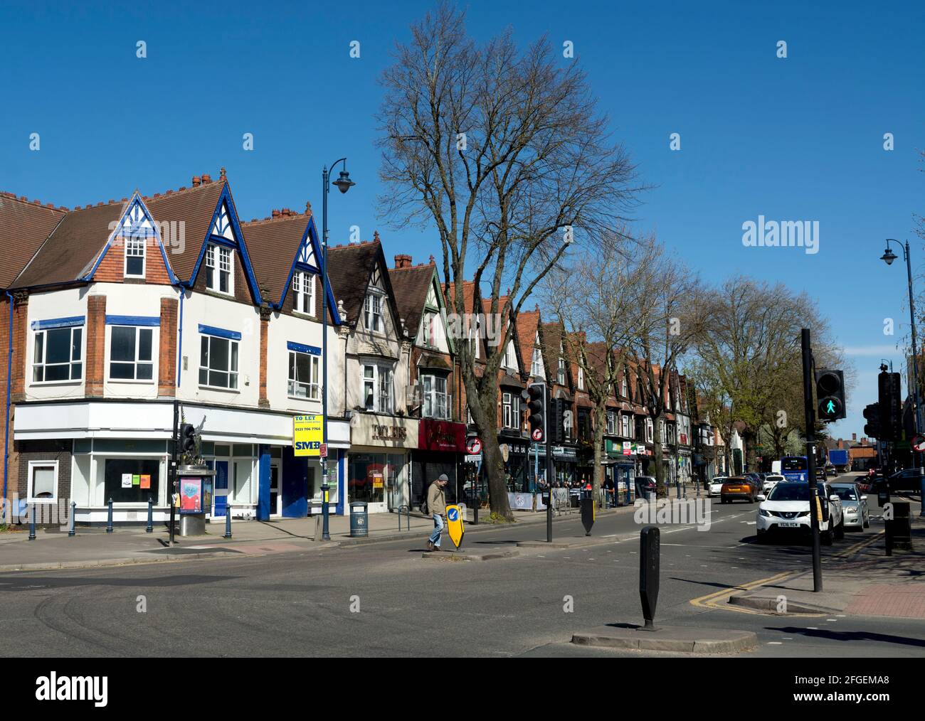Alcester Road, Moseley, Birmingham, England, UK Stock Photo Alamy