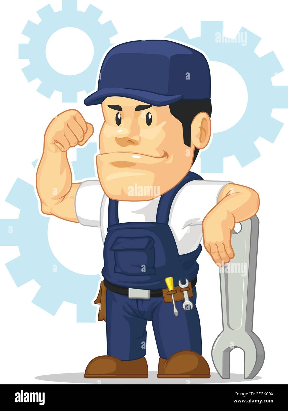 Mechanic cartoon Stock Vector Images - Alamy