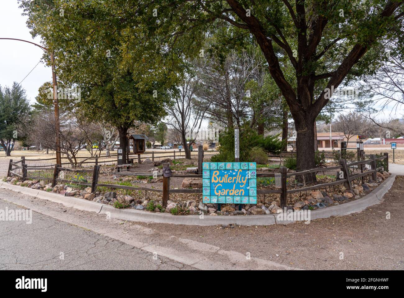 A butterfly garden in the town park in Patagonia, Arizona Stock Photo Alamy