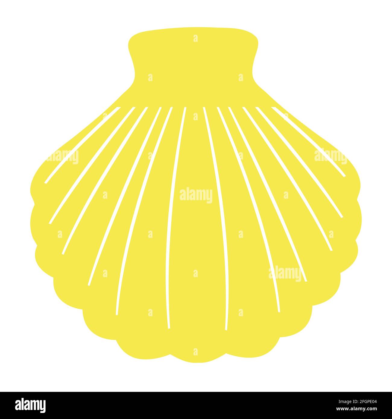 Shell Boho Cartoon Boho sea shell. Isolated on white background Stock Vector Image & Art ...