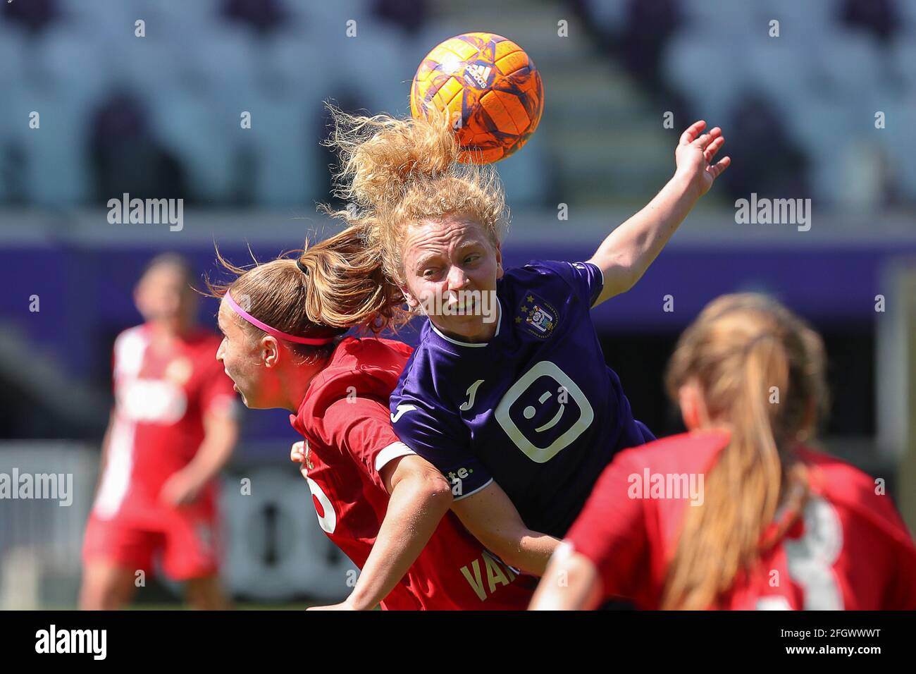 RSC ANDERLECHT VS OHL Charlotte Tison (20) of Anderlecht and