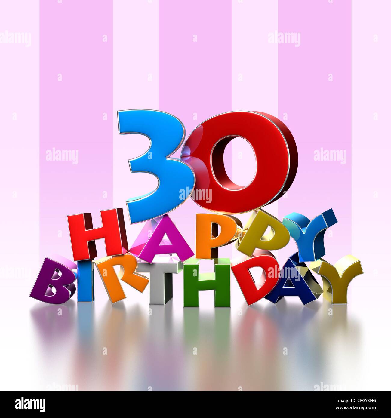 30 Birthday Illustration High Resolution Stock Photography And Images Alamy