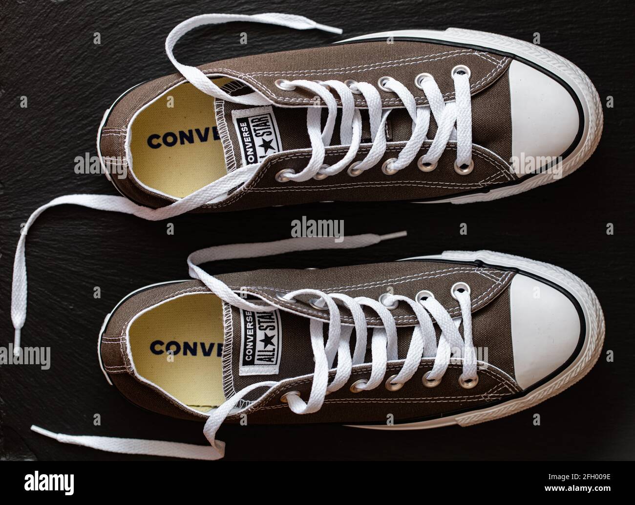 Leather converse hi-res stock photography and images - Alamy