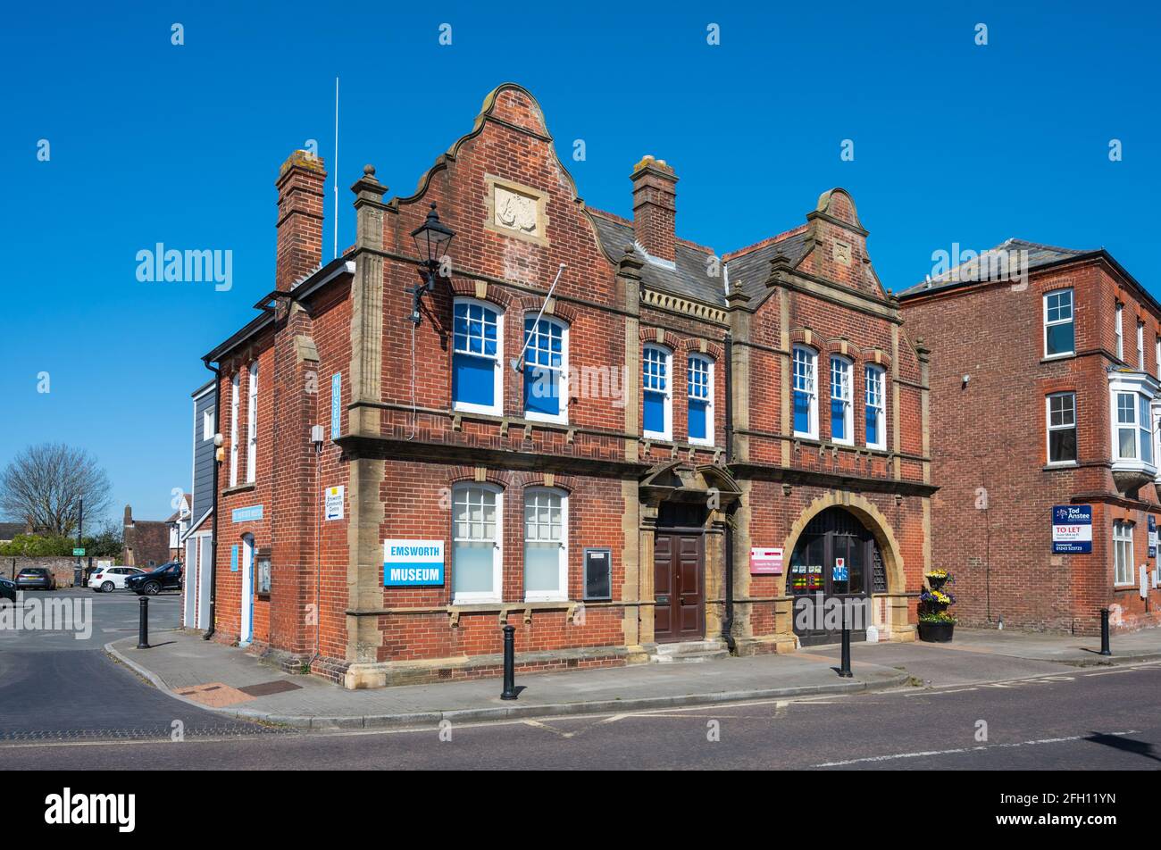 The Emsworth Museum, administered by The Emsworth Maritime & Historical Trust (EM&HT) in North Street, Emsworth, Hampshire, England, UK. Stock Photo