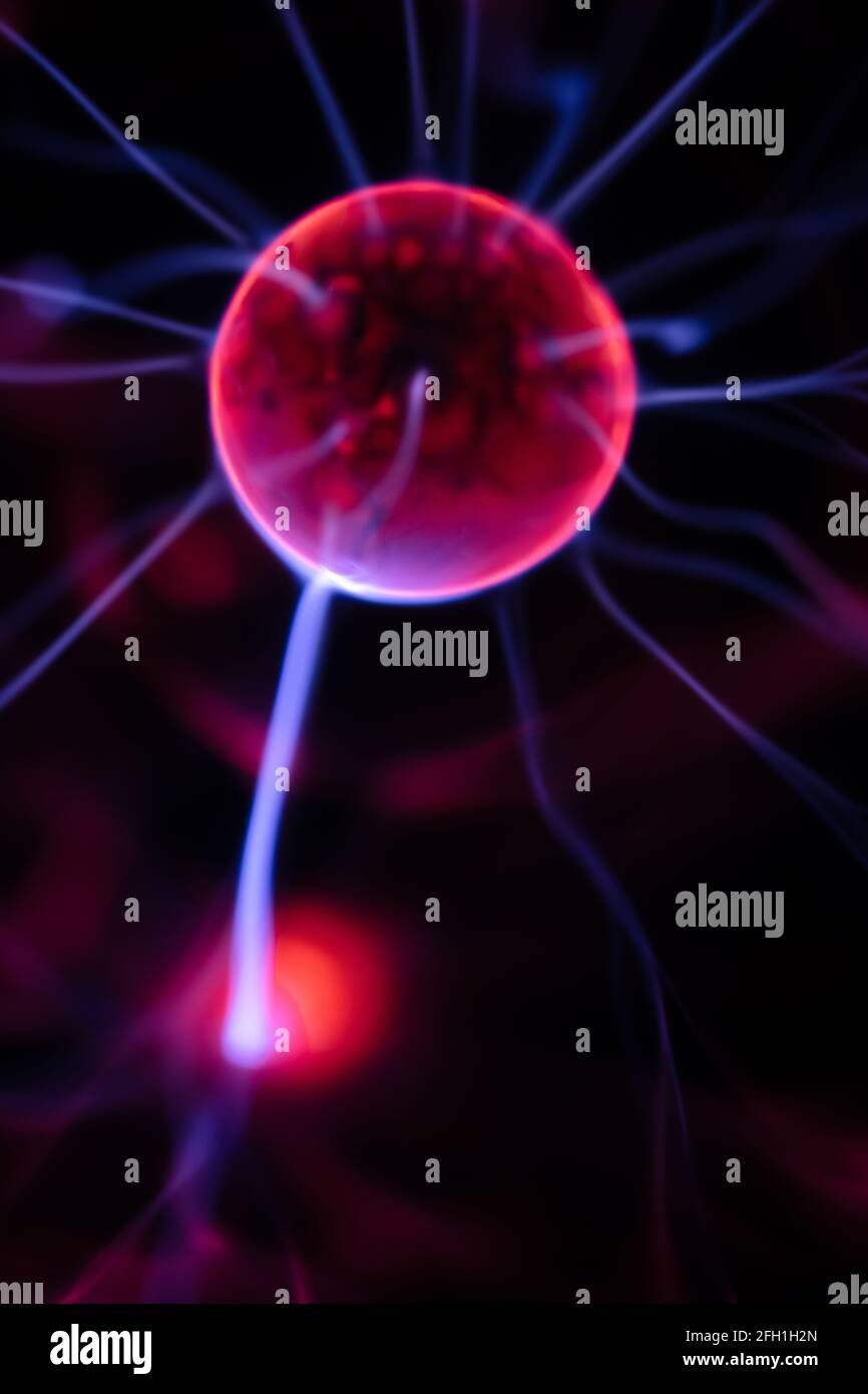 Plasma globe blue hi-res stock photography and images - Alamy