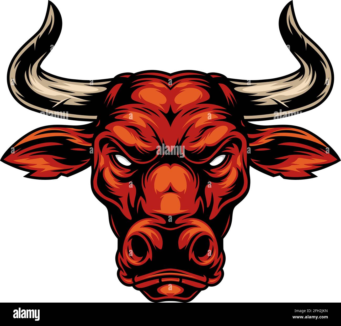 Vintage Strong Red Bull Head On White Background Isolated Vector Illustration Stock Vector Image Art Alamy Vintage Strong Red Bull Head On White Background Isolated Vector Illustration Stock Vector Image Art Alamy