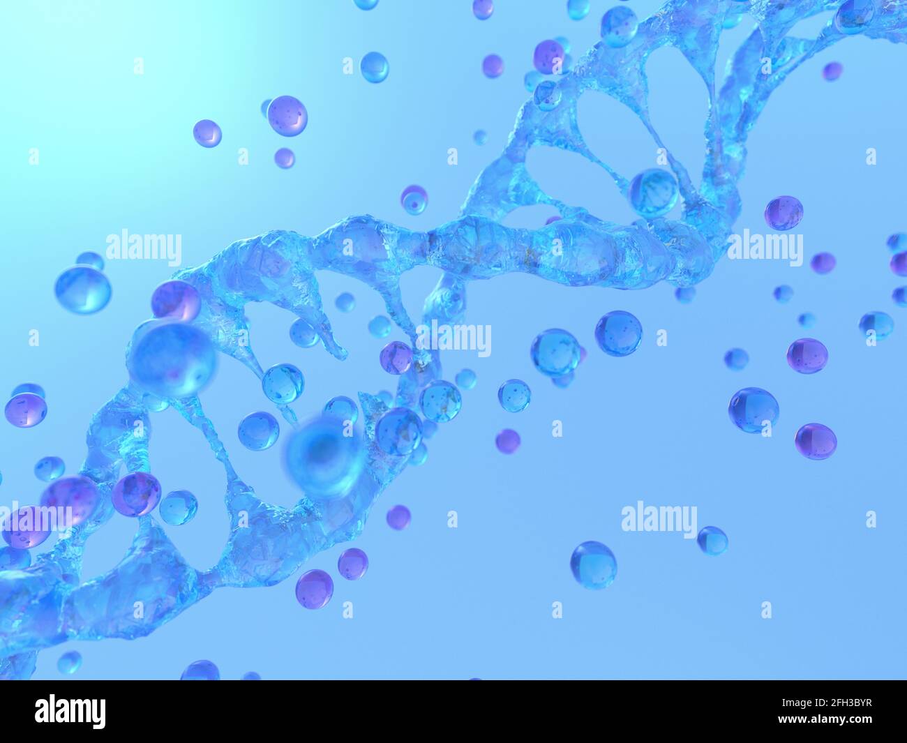 Premium Photo  Green cell background. life and biology, medicine  scientific, molecular research dna. 3d rendering