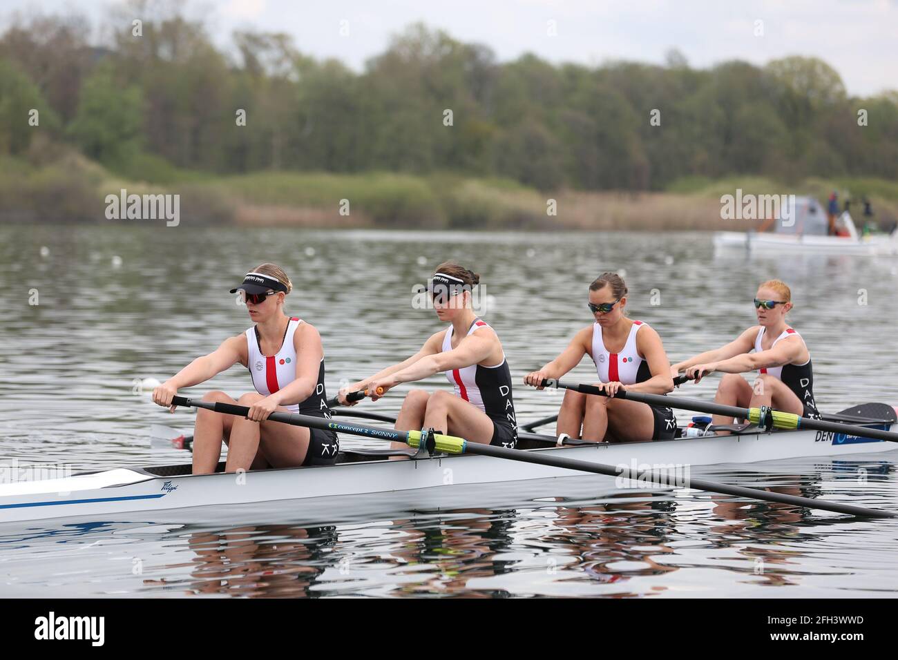 XXX on Day 2 at the European Rowing Championships in Lake Varese on April  10th 2021 in Varese, Italy Stock Photo - Alamy