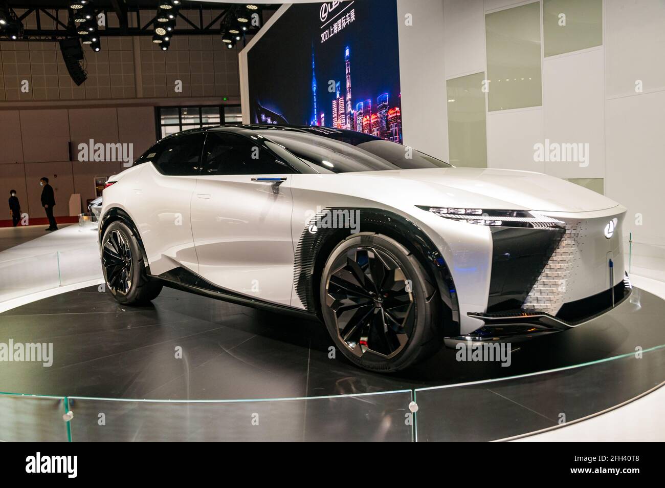 The Lexus Lf X Concept On Display At The 21 Shanghai Auto Show China Stock Photo Alamy