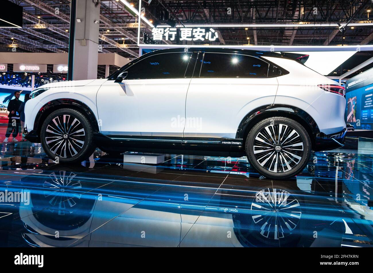Honda Suv E Prototype On Display At The 2021 Shanghai Auto Show China