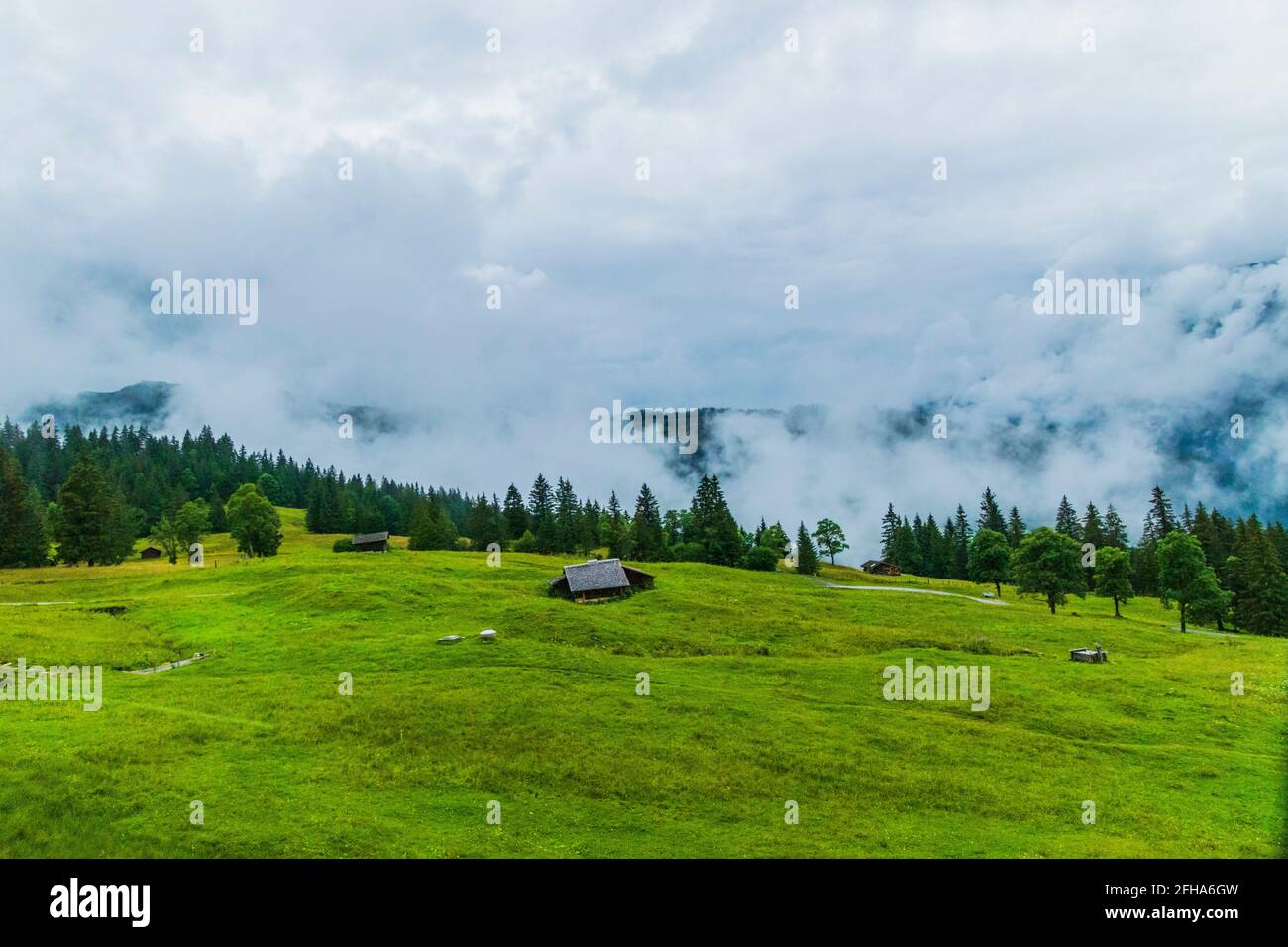 The place called Grindelwald in Switzerland Stock Photo Alamy
