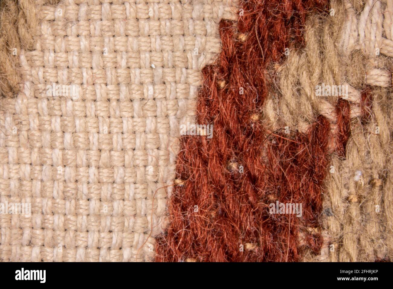 Fibers woven into a colorful fabric Stock Photo Alamy