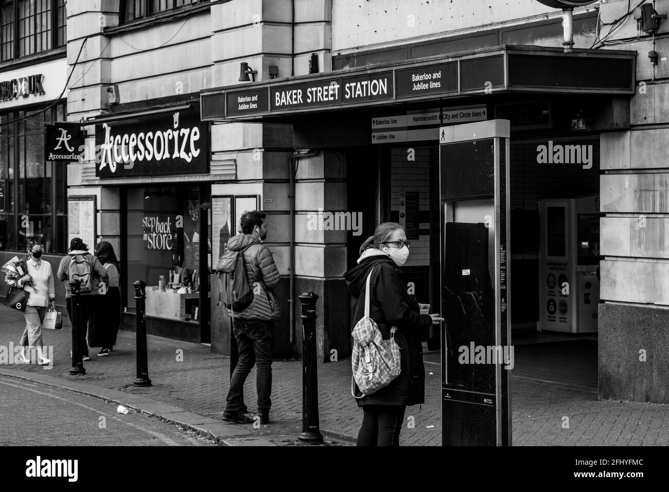 London Baker Street and Oxford Street Stock Photo Alamy