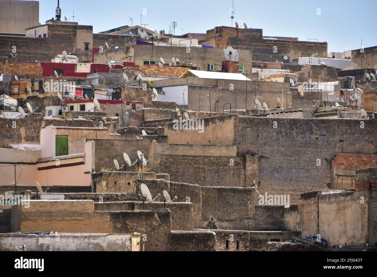 Rooftops of fes hi-res stock photography and images - Alamy