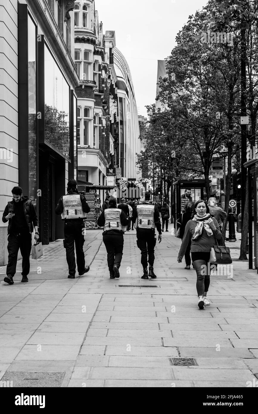 London Baker Street and Oxford Street Stock Photo Alamy
