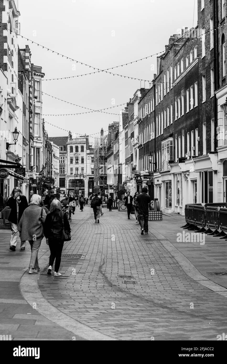 London Baker Street and Oxford Street Stock Photo Alamy