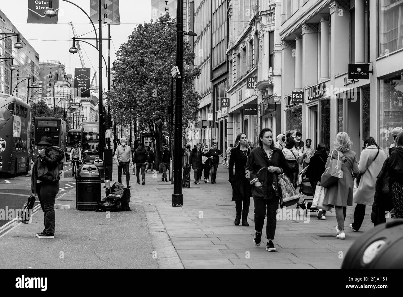 London Baker Street and Oxford Street Stock Photo Alamy