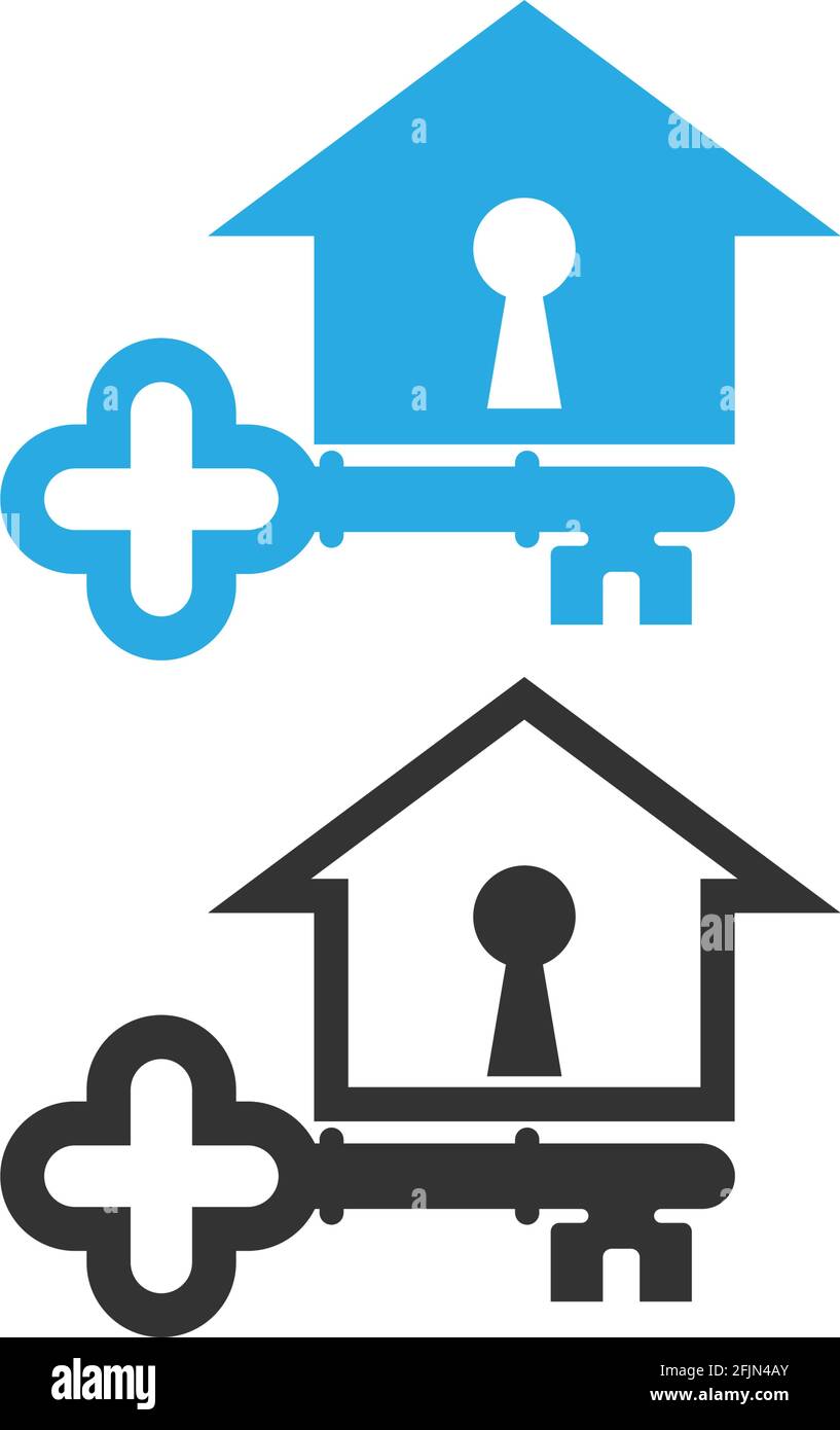 House icon logo simple design template vector illustration Stock Vector