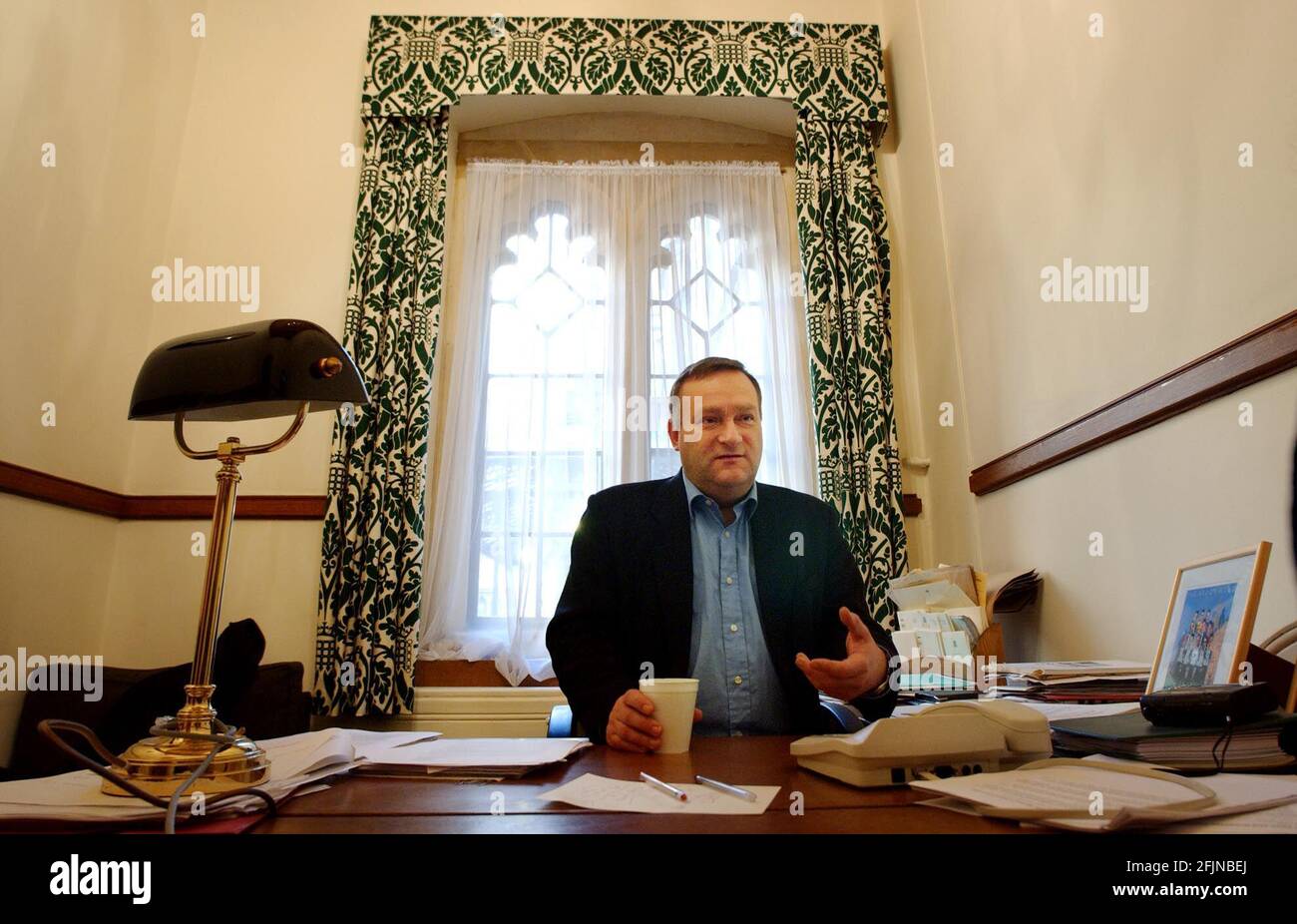 NICK BROWN IN HIS WESTMINSTER OFFICE.9/1/03 PILSTON Stock Photo