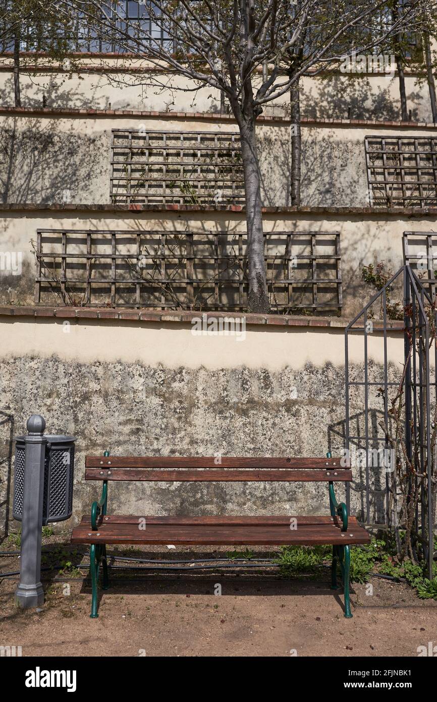 Prague, Czech Republic - April 23, 2021 - The Great Fürstenberg Garden in a sunny spring afternoon near Prague Castle. Stock Photo