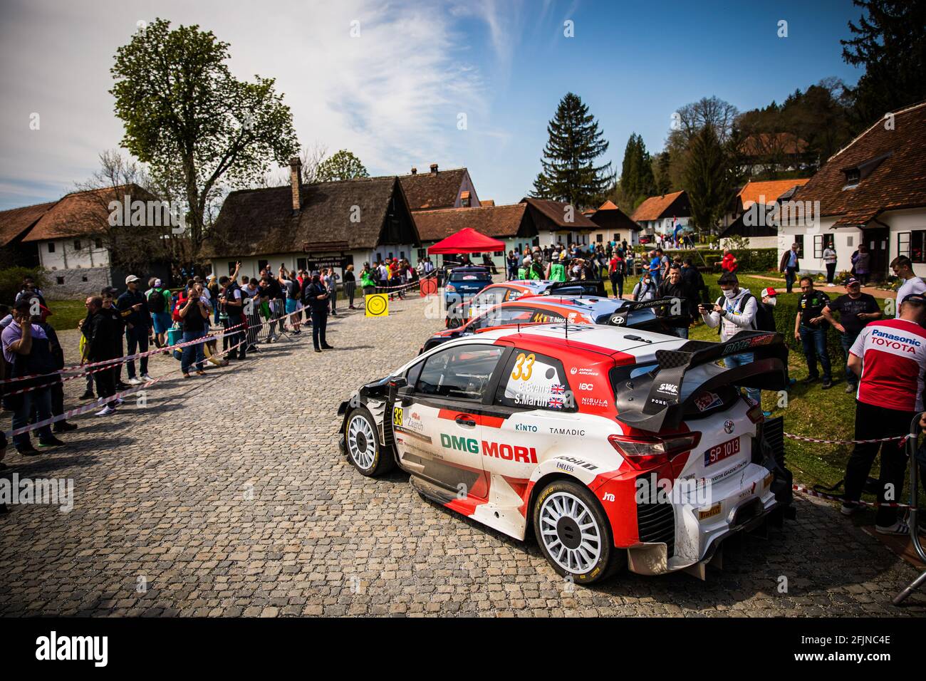 33 Evans Elfyn Gbr Martin Scott Gbr Toyota Gazoo Racing Wrt Toyota Yaris Wrc Ambiance During The 21 Croatia Rally 3rd Round Of The 21 Fia Wrc Fia World Rally Car Championship 33 Evans Elfyn Gbr Martin Scott Gbr Toyota Gazoo Racing Wrt Toyota Yaris Wrc Ambiance During The 21 Croatia Rally 3rd Round Of The 21 Fia Wrc Fia World Rally Car Championship