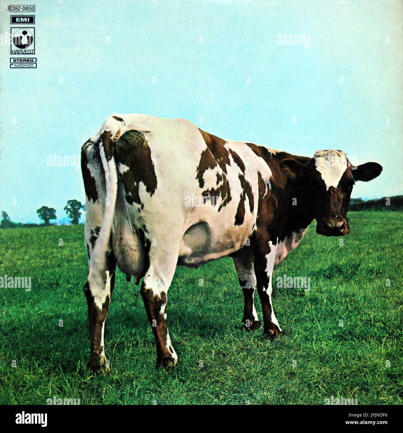 Pink Floyd: 1970. LP front cover: Atom Heart Mother Stock Photo 