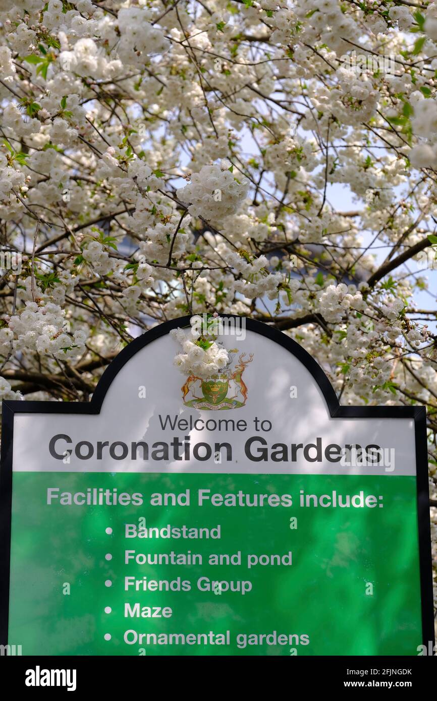 Coronation Gardens by Lyttelton Road, E10, London, United Kingdom Stock