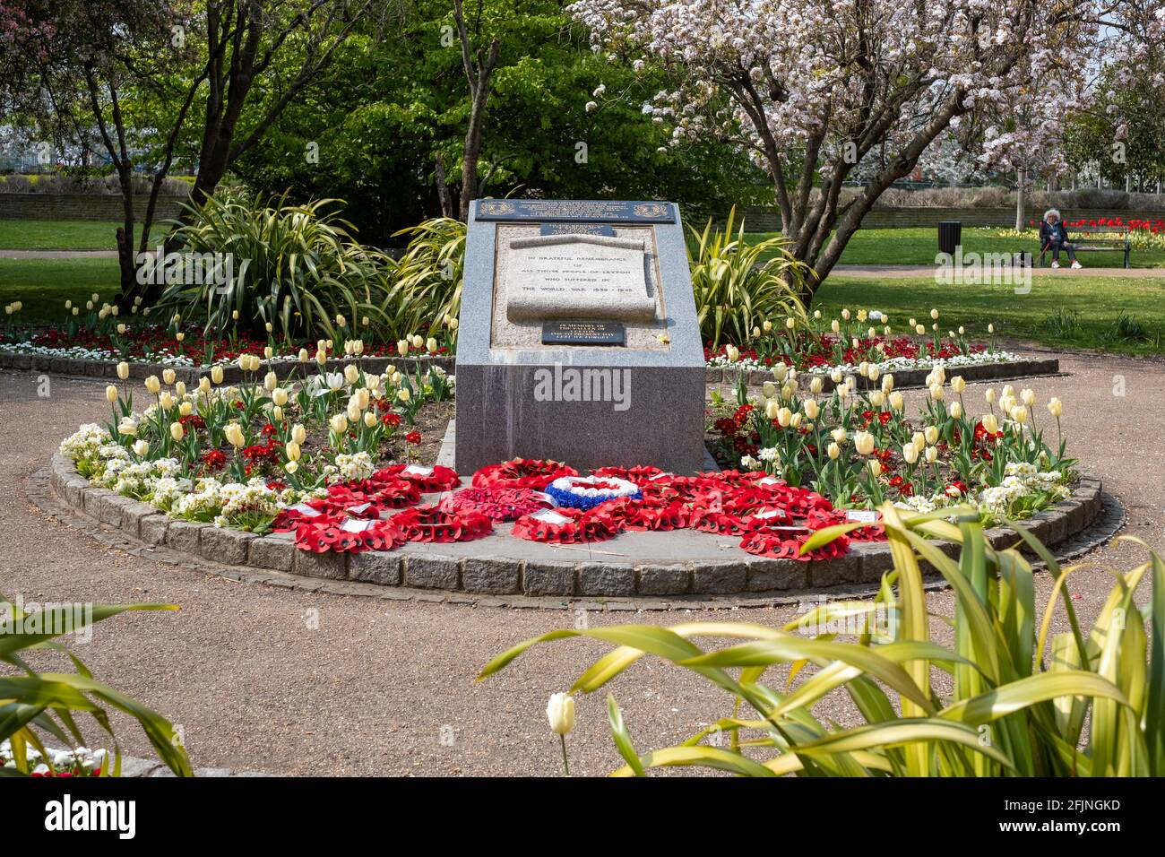 Coronation Gardens by Lyttelton Road, E10, London, United Kingdom Stock