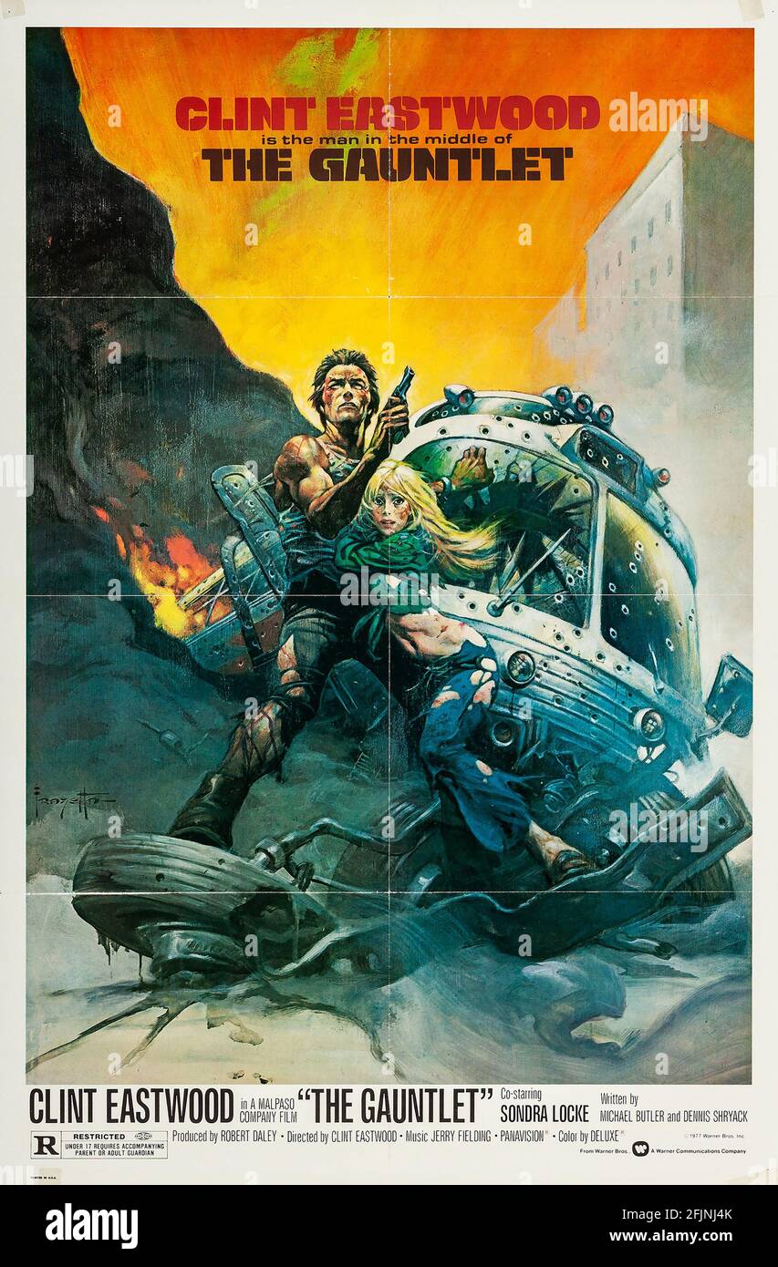 Movie Poster Clint Eastwood And Sondra Locke 1977 Stock Photo Alamy