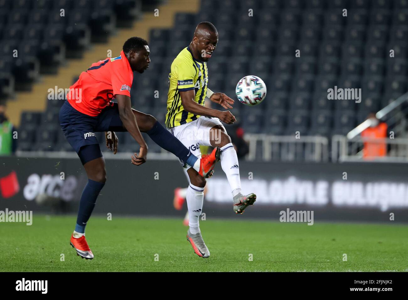 ISTANBUL, TURKEY APRIL 25 Derrick Luckassen of Kasimpasa and Enner