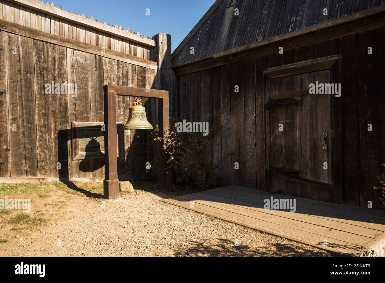 Fort Ross, Historic Russian fort at Fort Ross State Park, California. High quality photo Stock