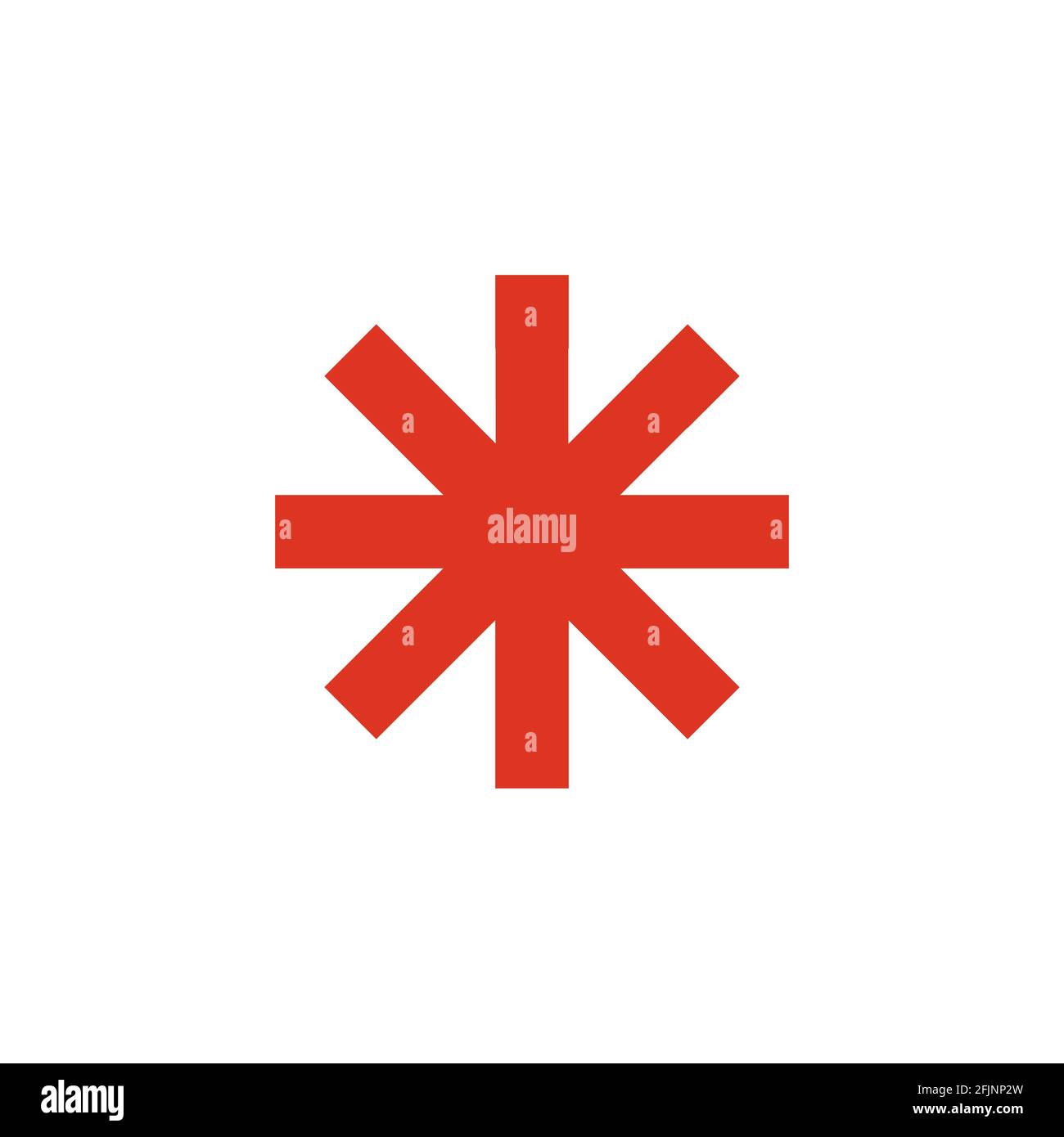 Asterisk sign on sale
