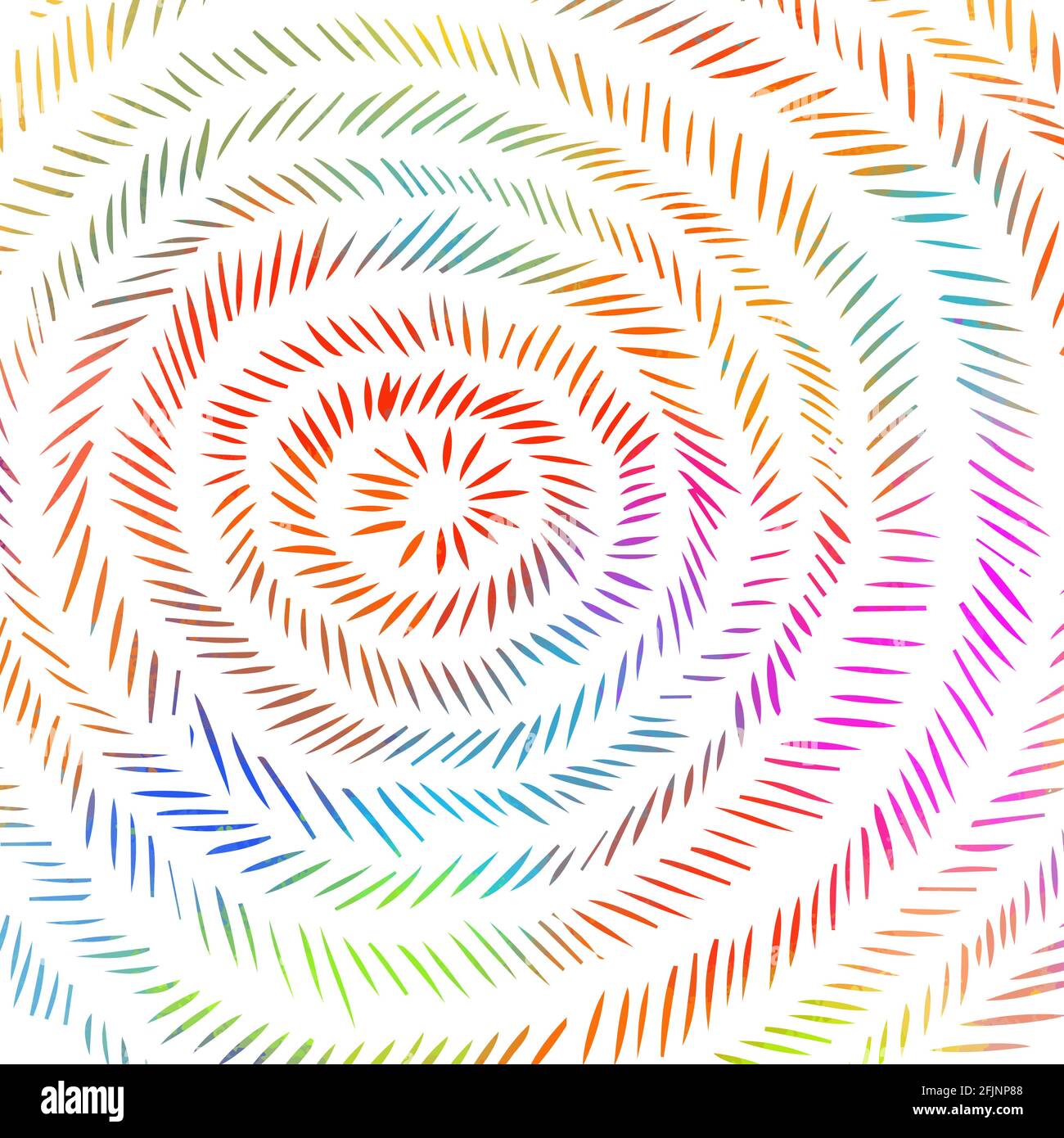 Hatching Pattern Circle Concentric circles hatching lines abstract multicolored background ...