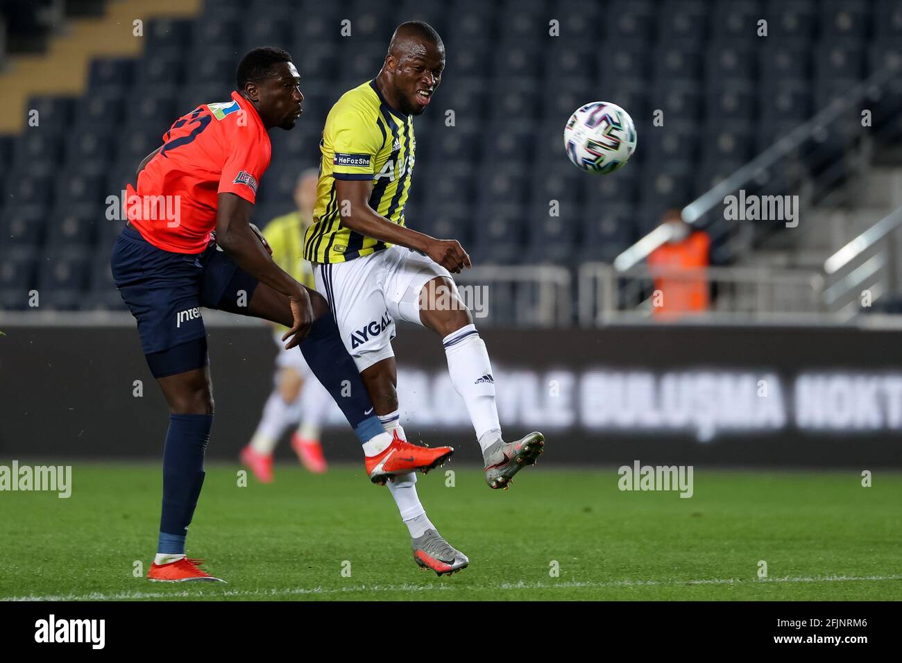 ISTANBUL, TURKEY APRIL 25 Derrick Luckassen of Kasimpasa and Enner