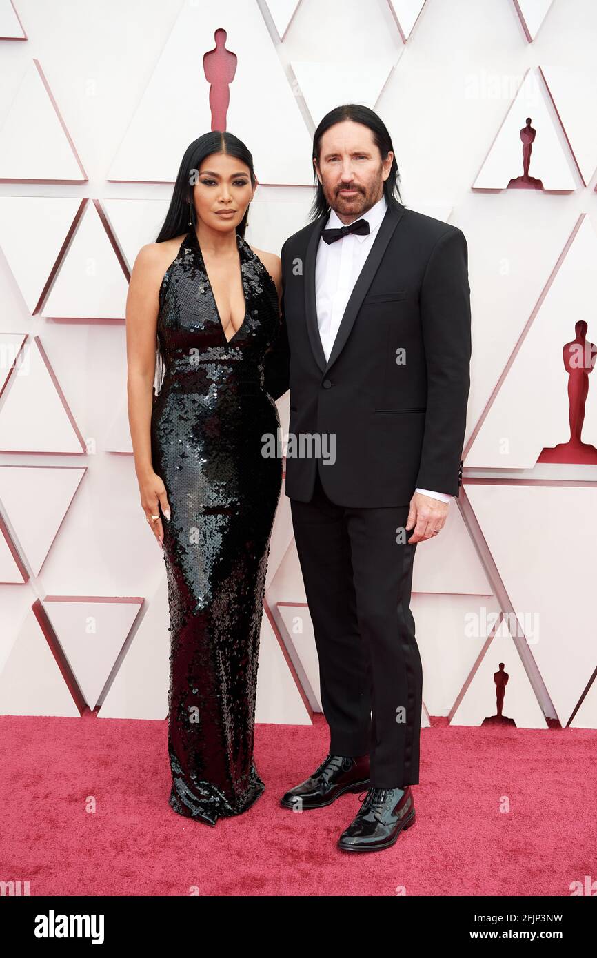 Los Angeles, USA. 25th Apr, 2021. Mariqueen Maandig and Oscar® nominee