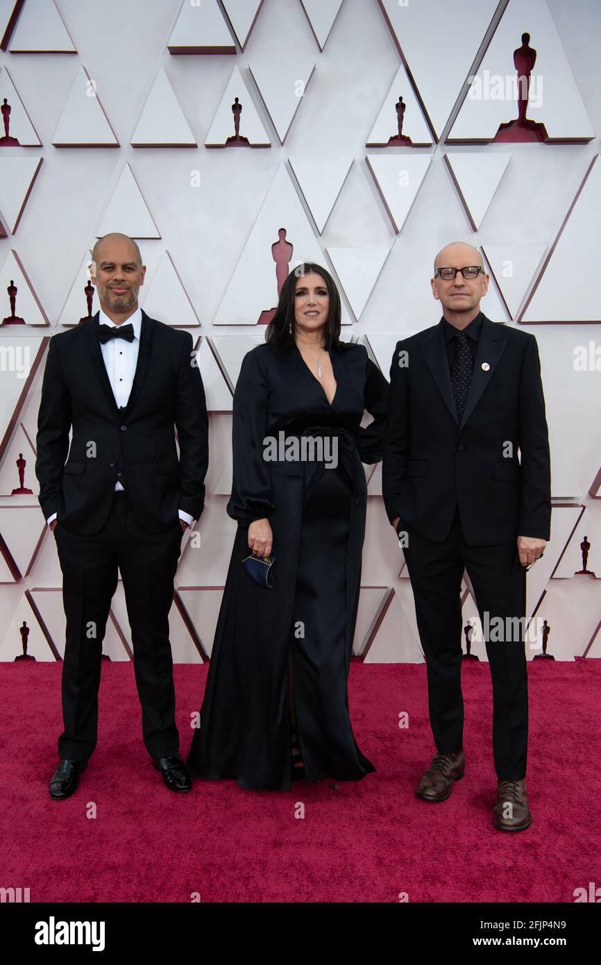 Los Angeles, USA. 25th Apr, 2021. Jesse Collins, Stacy Sher, Steven(00)