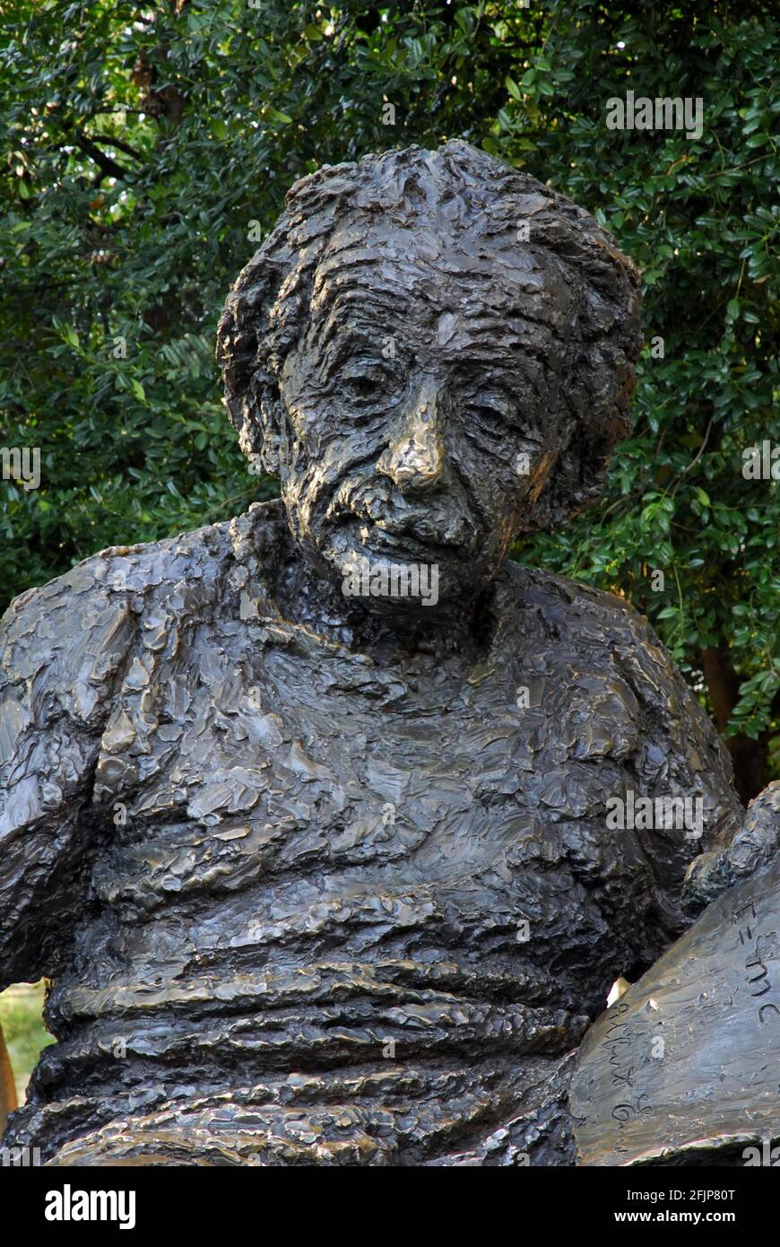 Statue of Albert Einstein, DC, Albert Einstein Memorial, Washington D.C., USA Stock Photo