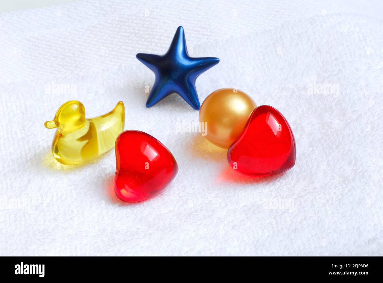 Bath pearls, bath additive, optional Stock Photo Alamy