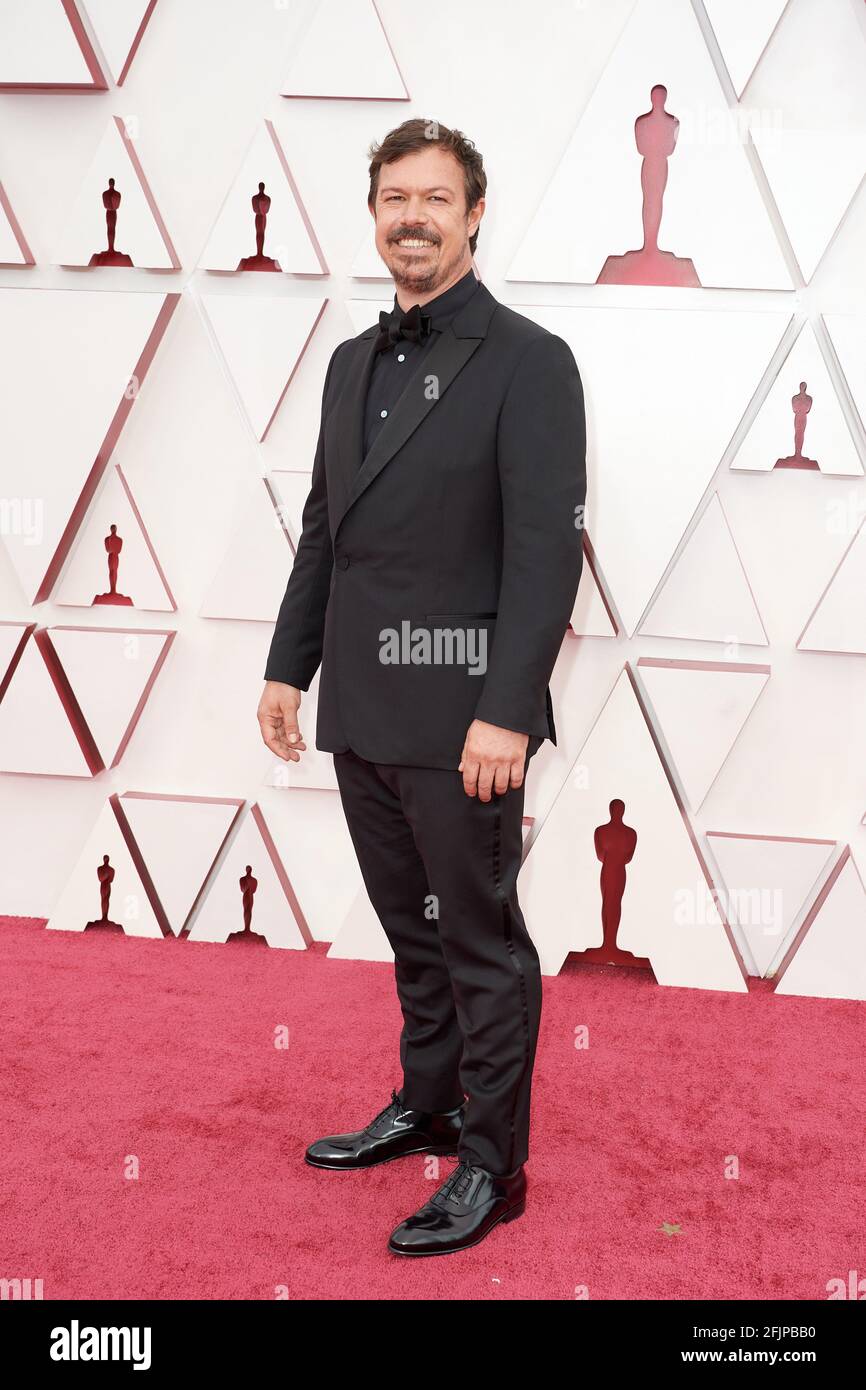 Los Angeles, USA. 25th Apr, 2021. Oscar® nominee James Reed arrives on the red carpet of The