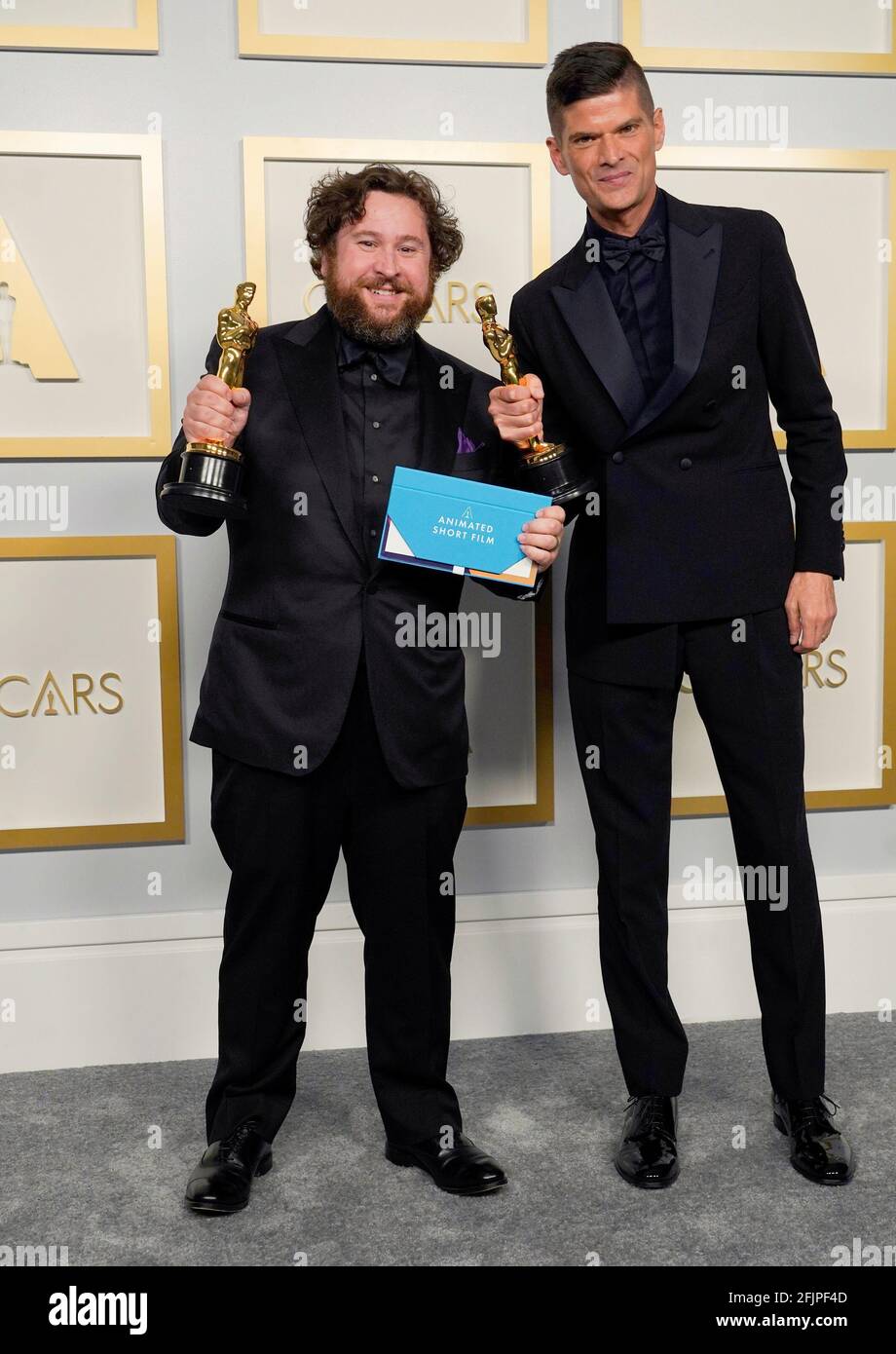 Michael Govier and Will McCormack pose 