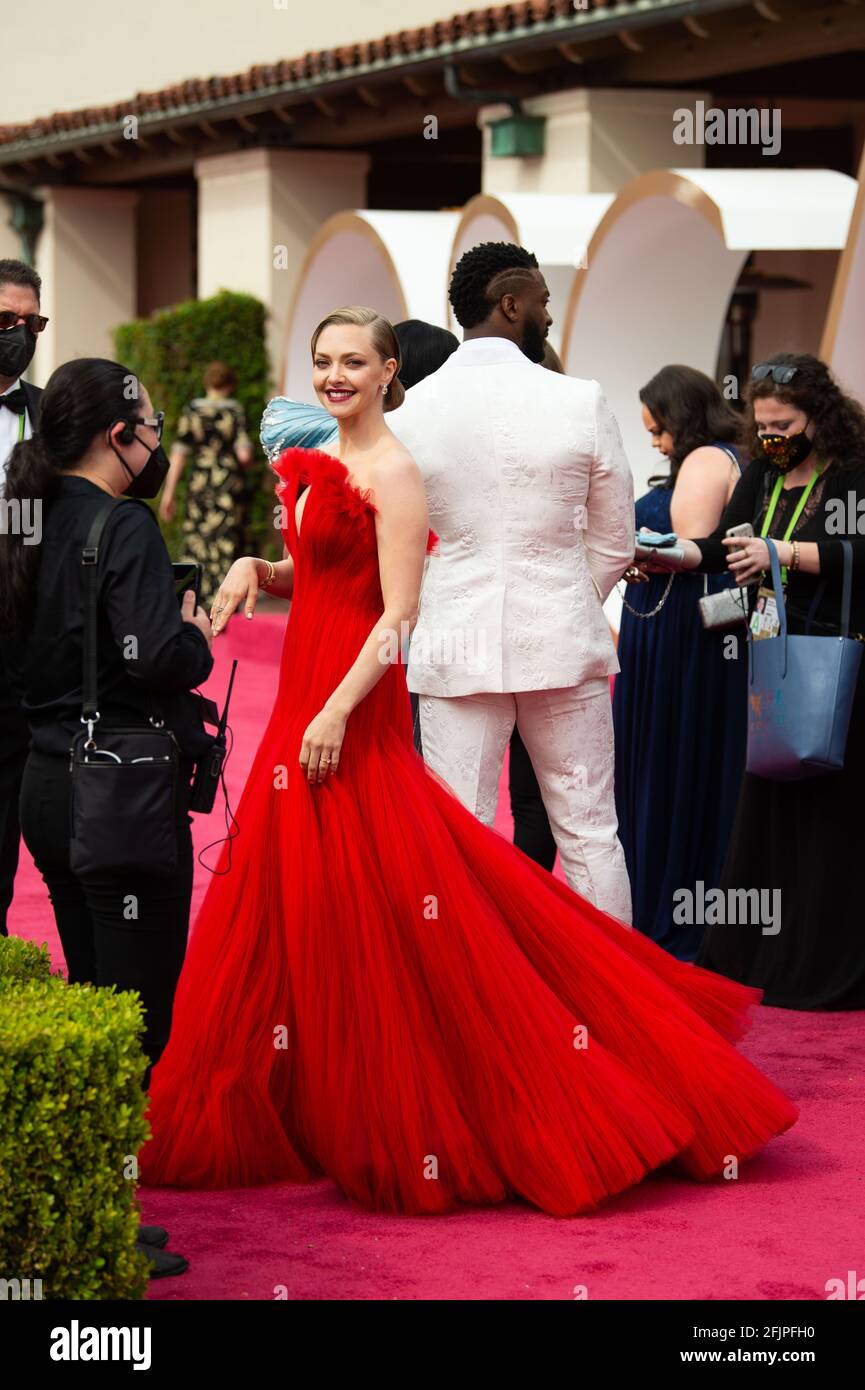 Los Angeles, USA. 25th Apr, 2021. Oscar® nominee Amanda Seyfried ...