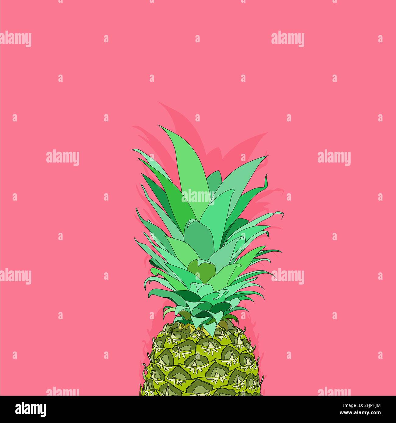 Be Hot Like A Pineapple Stock Photo Alamy