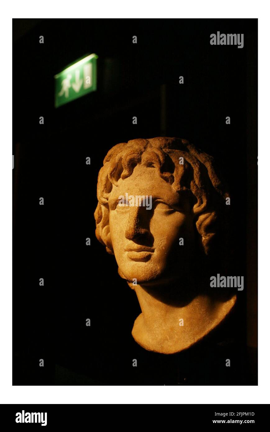 Alexander of Macedon, (336-323 BC) A new exhibition of Ancient Persia opening at the British Museum.....9 Sept 2005 to 8 Jan 2006.pic David Sandison 7/9/2005 Stock Photo