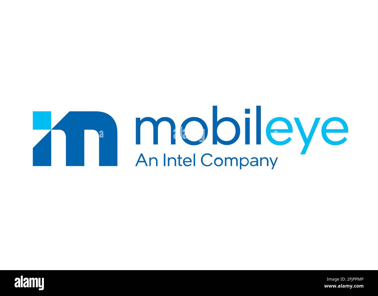 Mobileye logo an Intel Comapny Stock Photo Alamy