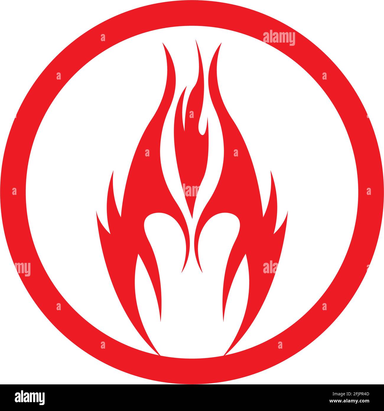 Fire flame vector illustration design template Stock Vector Image & Art ...