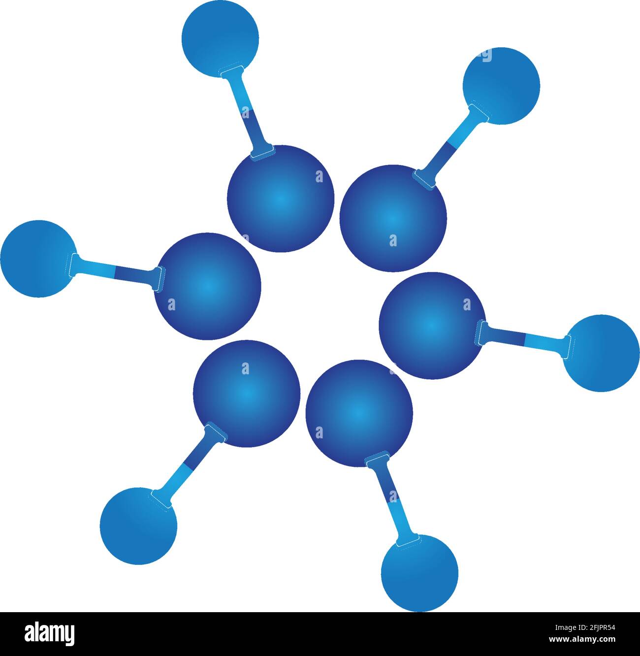 Molecule symbol logo template vector illustration design Stock Vector