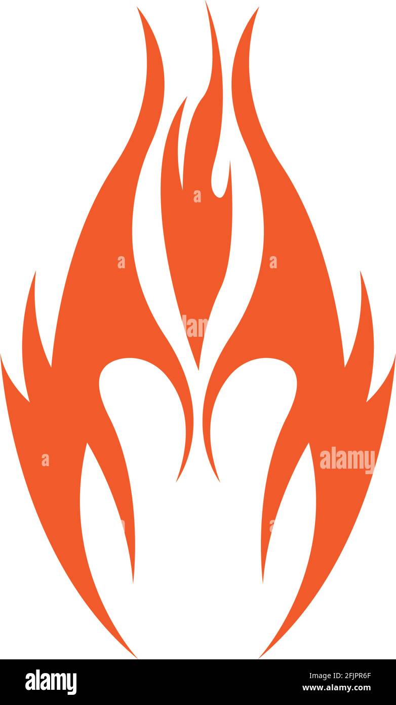 Fire flame vector illustration design template Stock Vector Image & Art ...