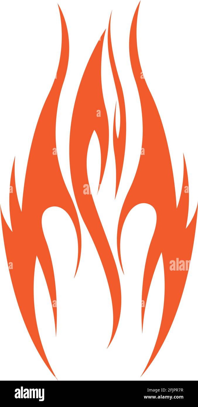 Fire flame vector illustration design template Stock Vector Image & Art ...