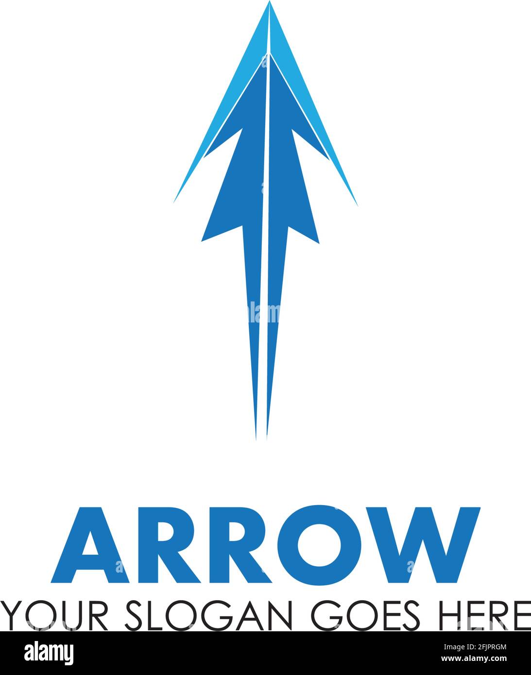 Arrow vector illustration icon Logo Template design Stock Vector