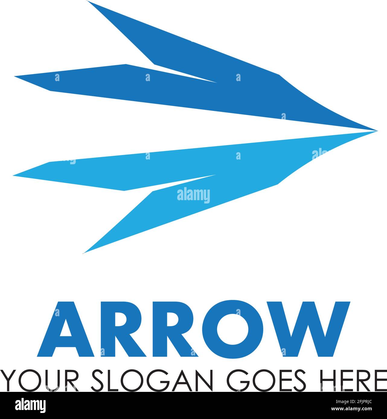Arrow vector illustration icon Logo Template design Stock Vector Image ...